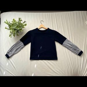 Banana Republic ruffled sleeve sweater